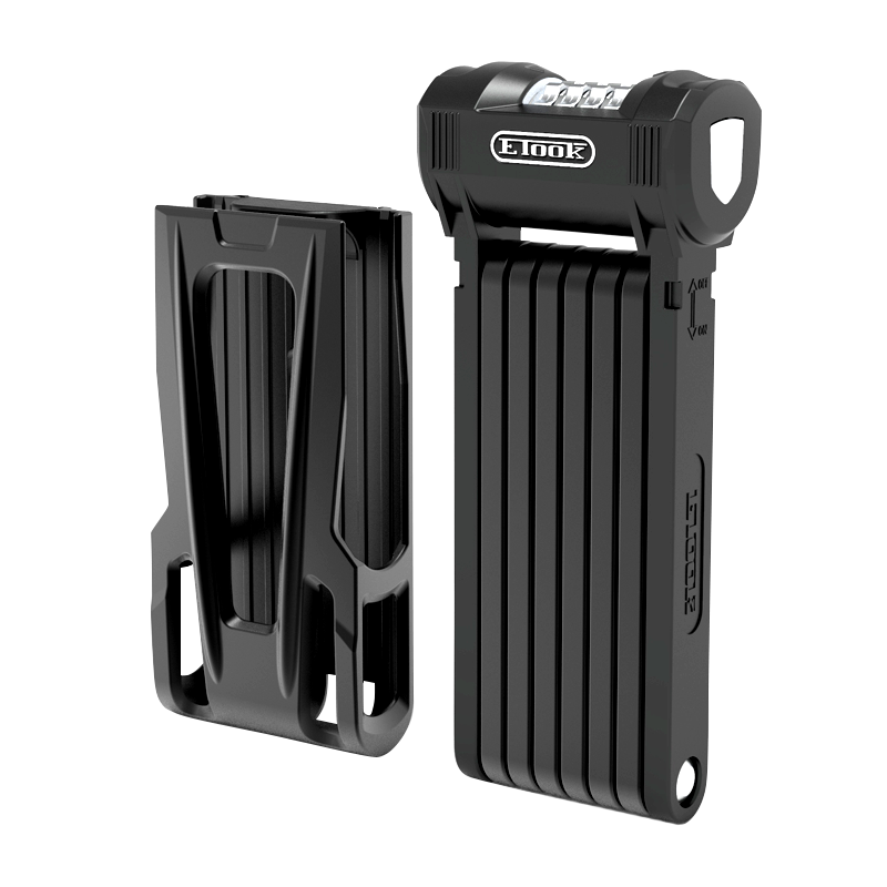 ETOOK ET590C foldable combination electric bicycle lock with mounting bracket