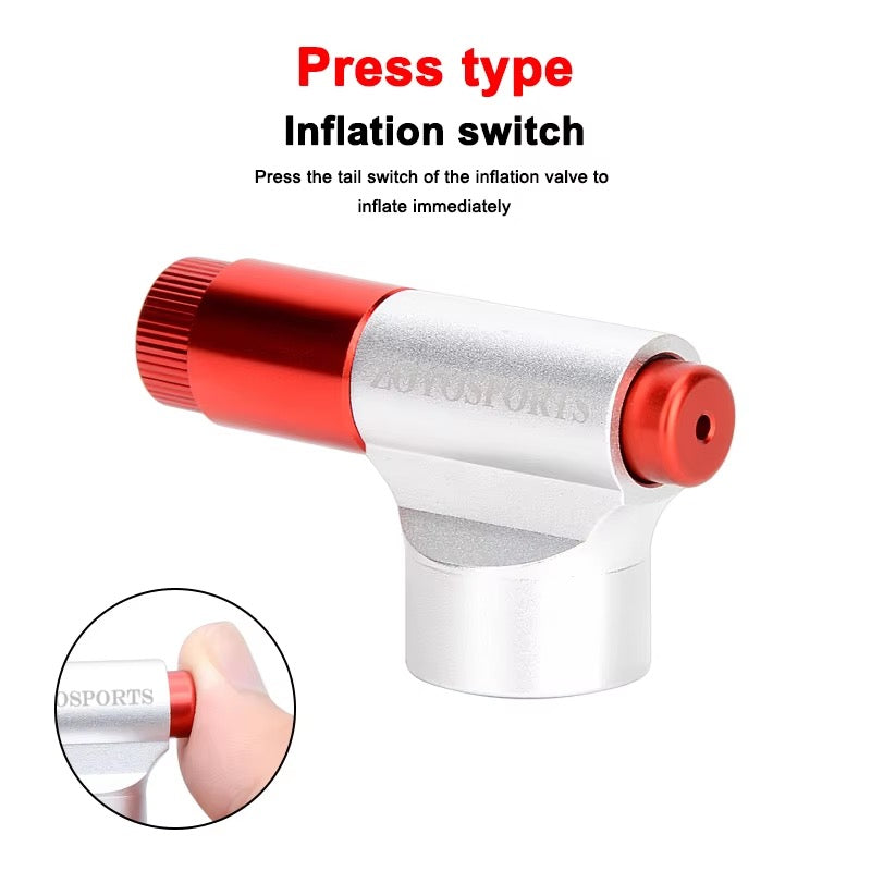 Inséideoir Mini CO2 ZOYOSPORTS do Rothair Bhóthair agus Sléibhe