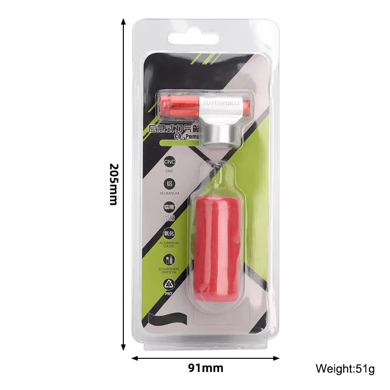 Inséideoir Mini CO2 ZOYOSPORTS do Rothair Bhóthair agus Sléibhe