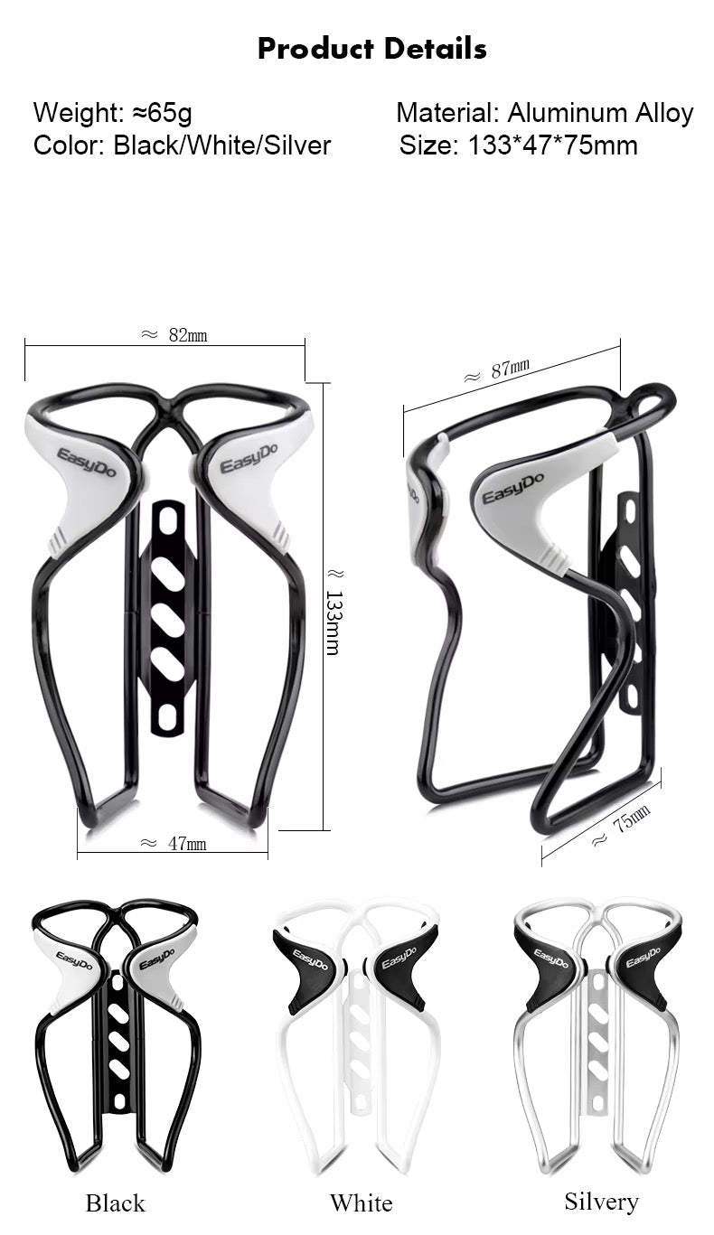 EASYDO Lightweight Aluminum Alloy Bike Bottle Cage