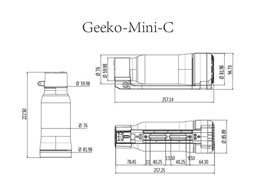 Geeko Bottle Battery – 36V/48V, 5.2–20AH