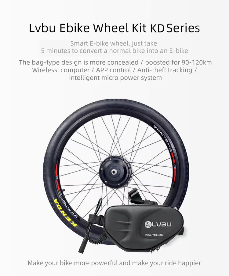Kit di conversione bici elettrica serie LVBU KD