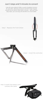 Kit di conversione bici elettrica serie LVBU KD