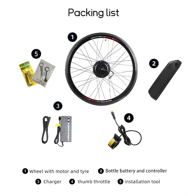 Komplet za predelavo električnega kolesa LVBU KH serije