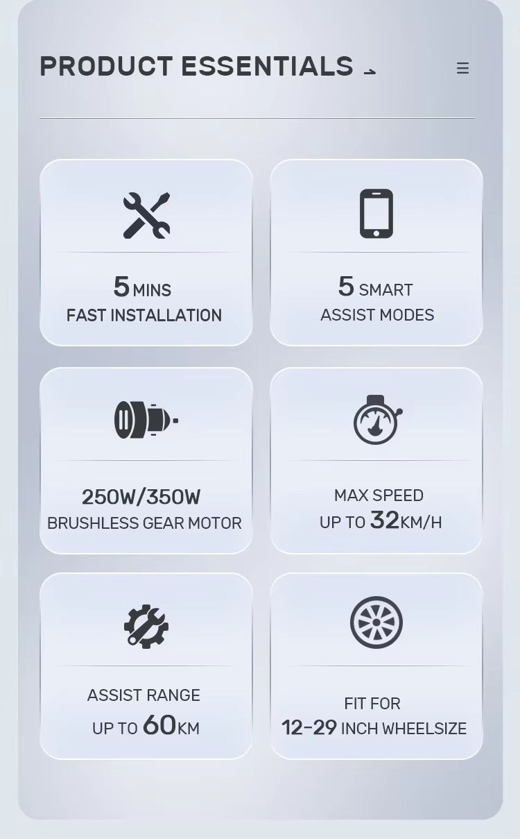 LVBU KN seeria elektriratta ümberehituskomplekt