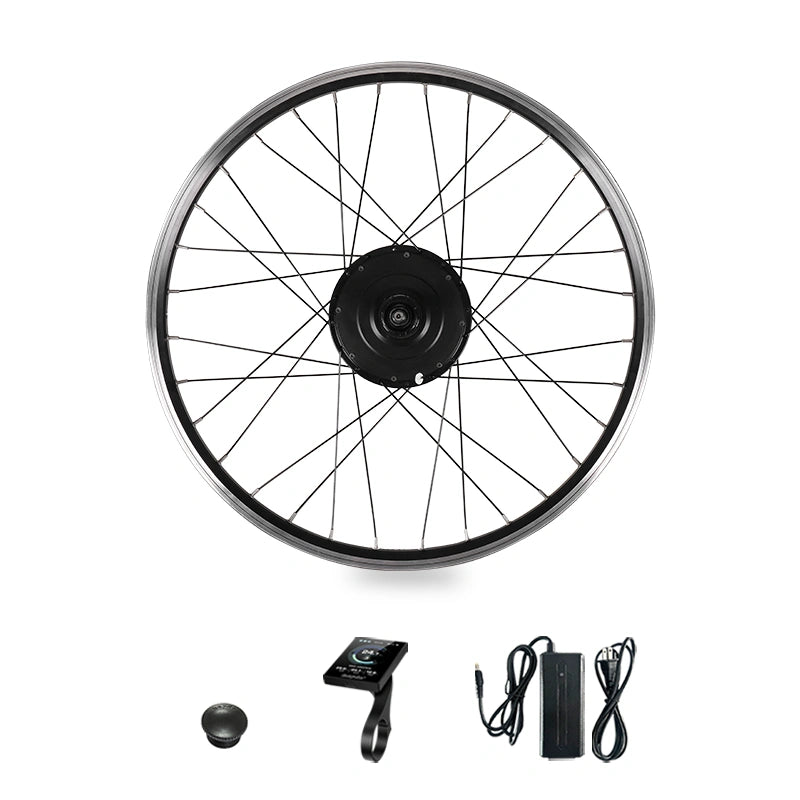Keyde ALL-IN-ONE Kit de Conversion Vélo Électrique Roue Avant – P130 & P160