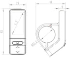 Keyde OLED130 Chytrý Displej pro Elektrokolo