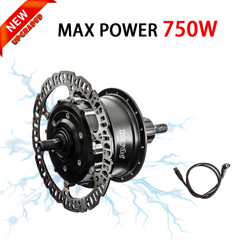 Keyde P110 Zadní Nábojový Motor | 36V 750W Výkonný Motor pro Elektrokolo | 2,4 kg