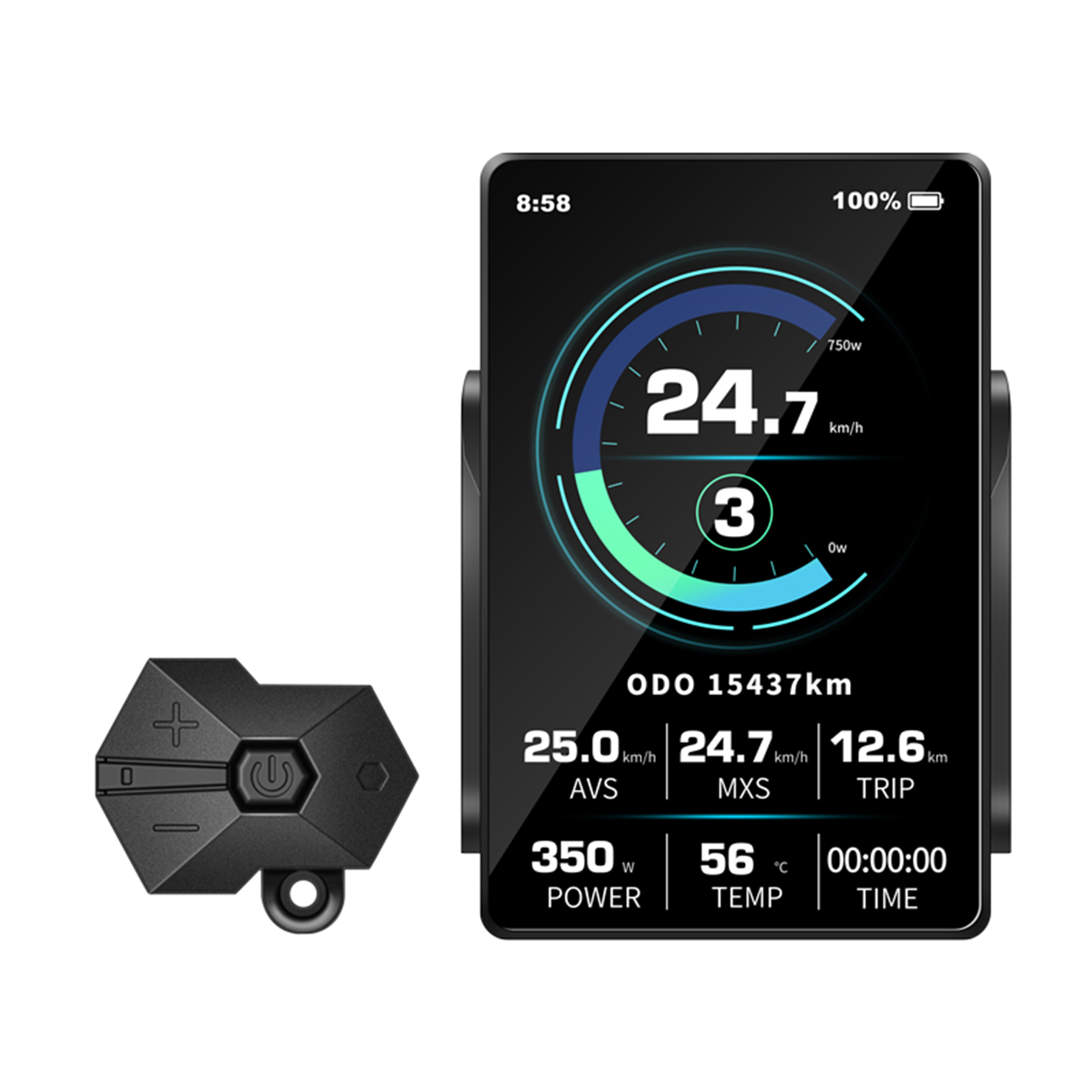Keyde TFT360 Chytrý Displej pro Ebike