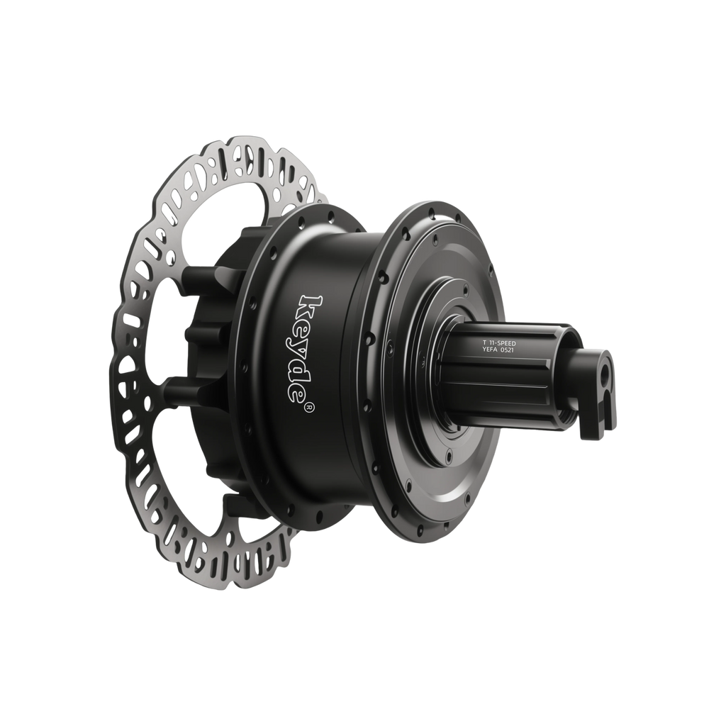 Keyde Модулен Безжичен Заден Мотор-Главина с Thru-Axle за Електрически Велосипед