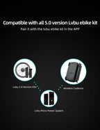 LVBU CW01 36V PAS senzor kadence s pomočjo pedalov in Bluetoothom