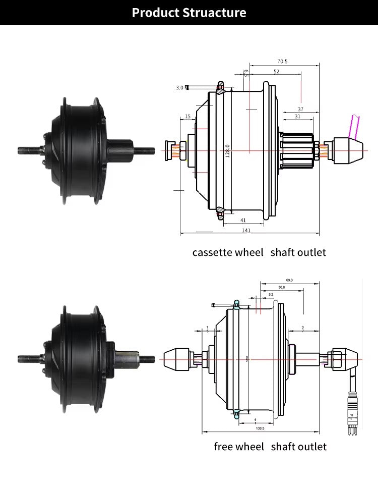 LVBU MFO Front Outer Rotor Motor