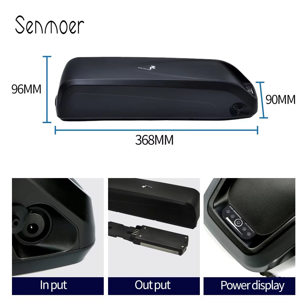 Senmoer 48v Electric Bicycle Battery Fit All Brands