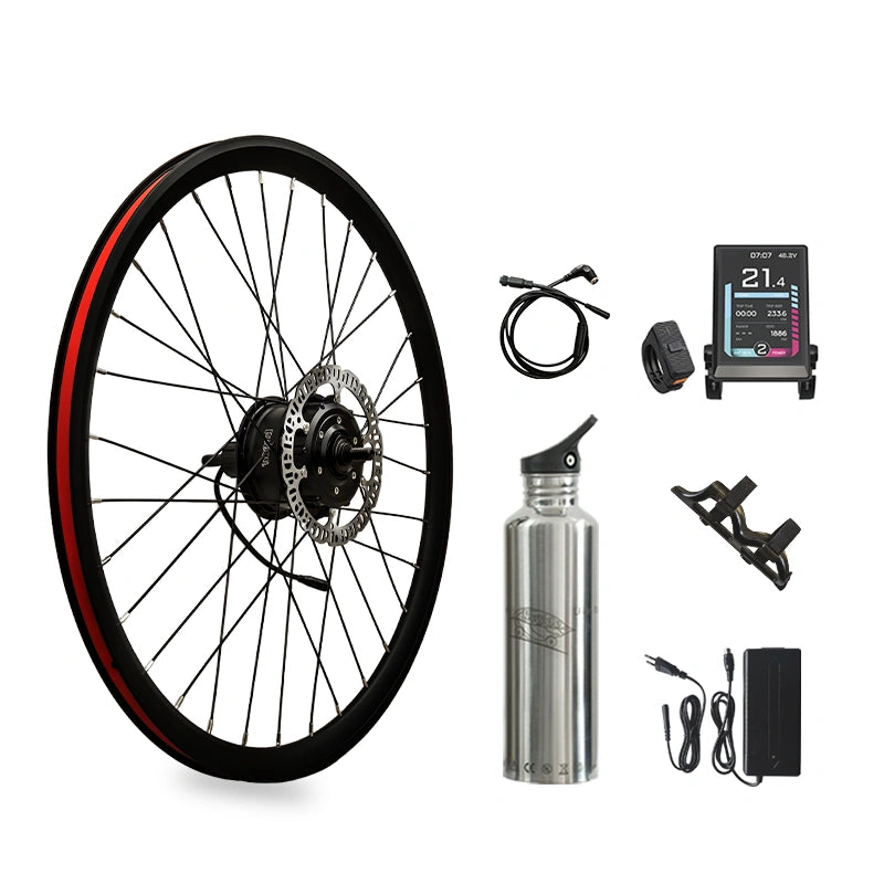 Keyde Modulares Smart E-Bike Umbausatz mit Hinterradnabenmotor