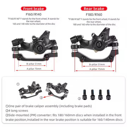 WAKE Aluminum Alloy Brakes