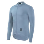 Ykywbike Men's Cycling Jersey Jacket Winter 5-15℃ Thermal Fleece Long Sleeves