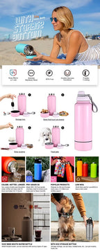 Everich Eco Friendly Insulated Stainless Steel Flask Water Bottle