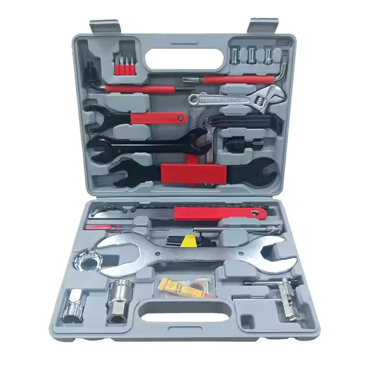 Skyhammertools 38-osaline E-jalgratta remondikomplekt plastkarbis